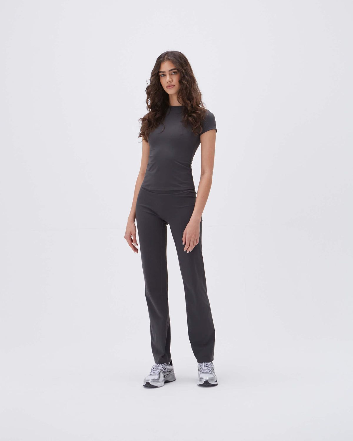 Deep Grey Adanola Ultimate Short Sleeve Top | YXDOUI432