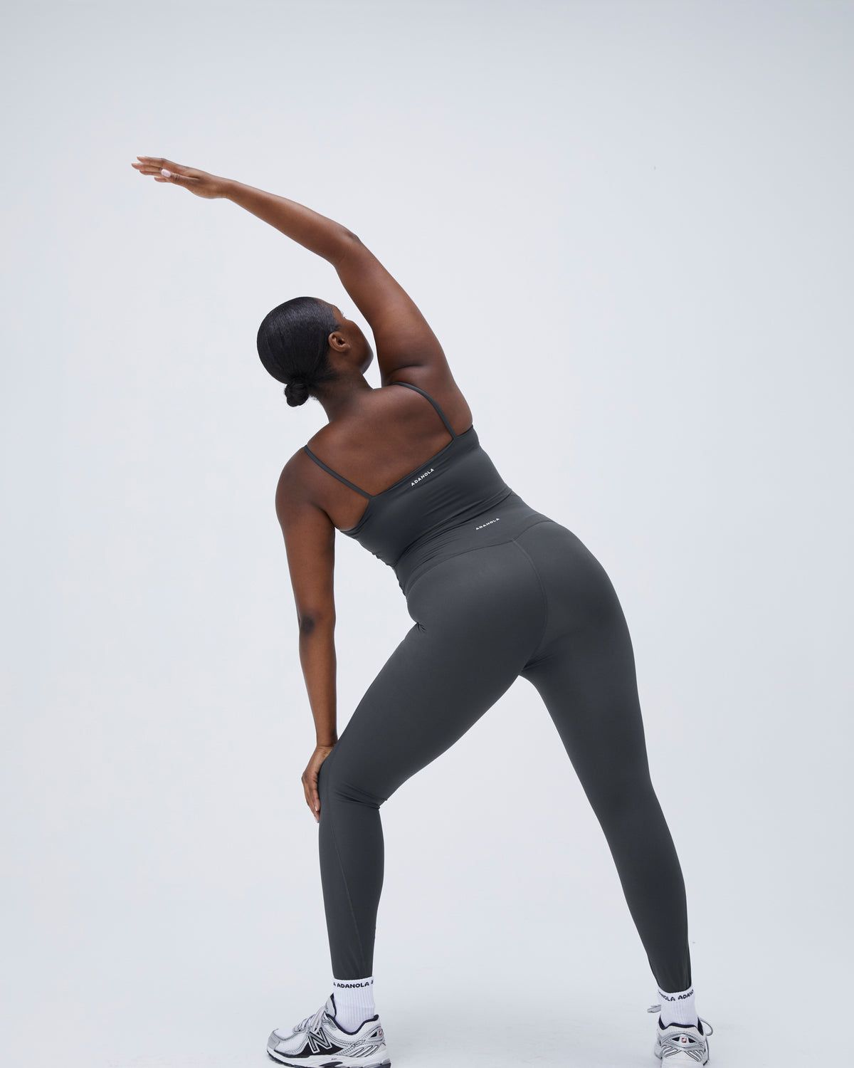 Deep Grey Adanola Ultimate Tank Bra | AWUSOG740