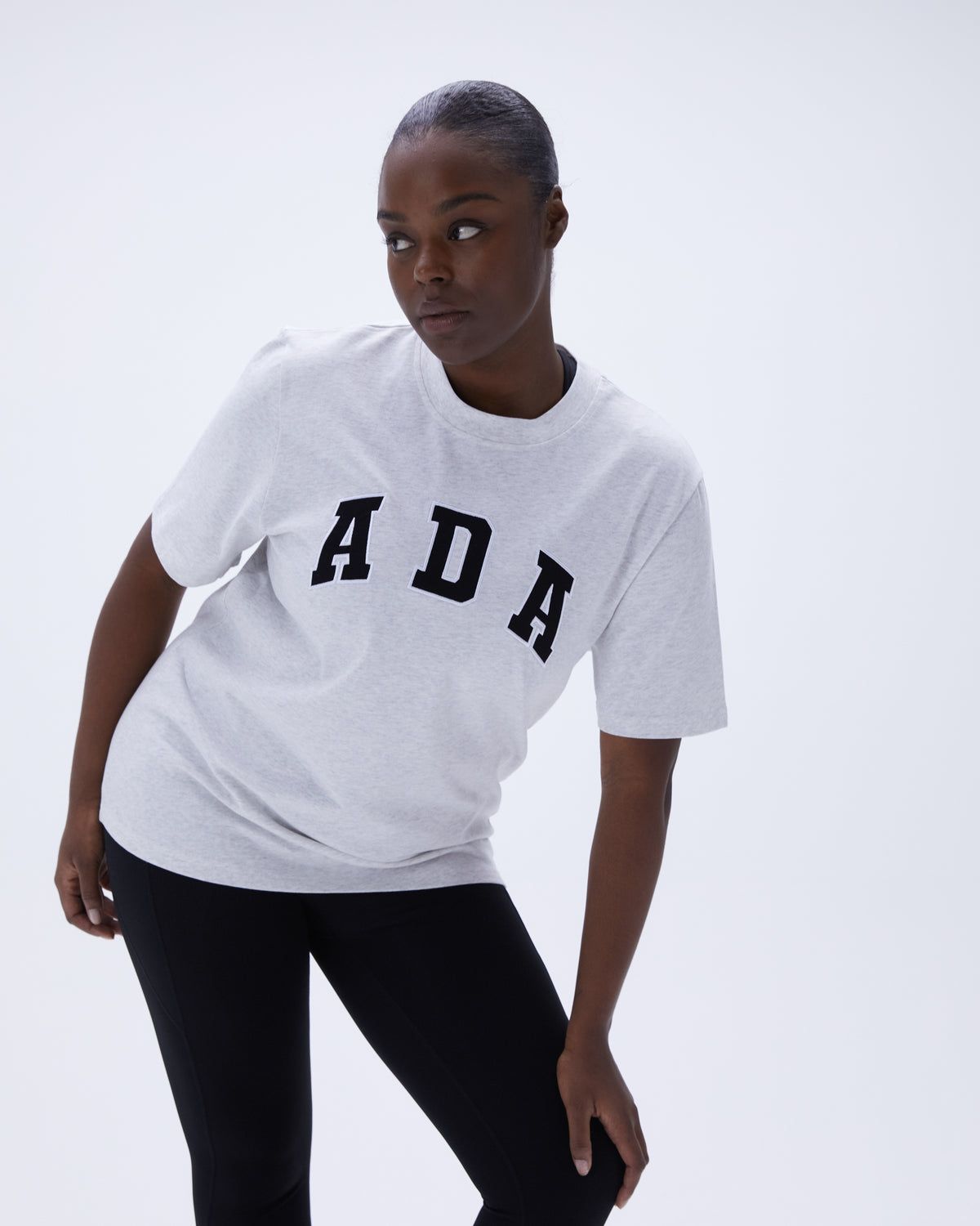 Grey Adanola ADA Short Sleeve Oversized T-shirt | XGSIEZ681
