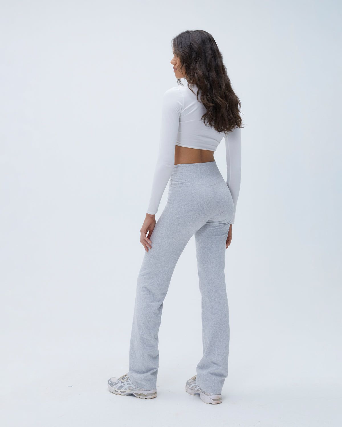 Grey Adanola Cotton Yoga Pant | ULMRTQ957