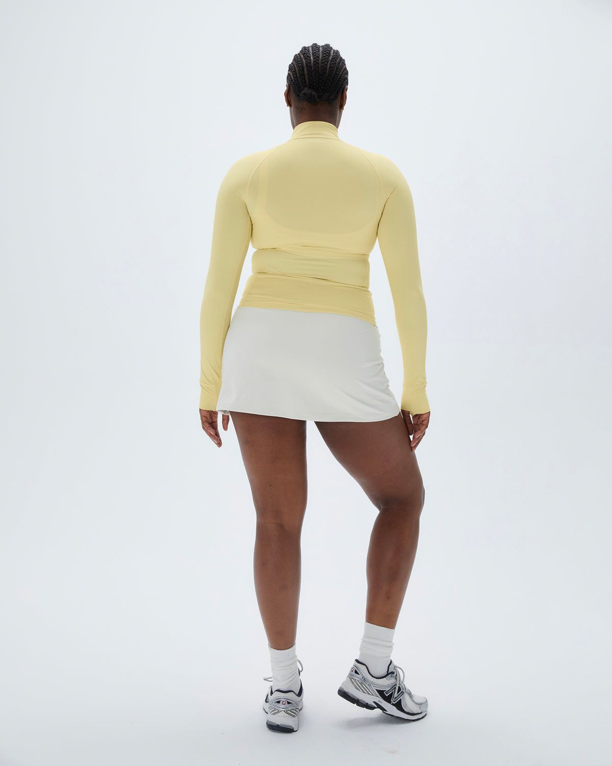 Lemon Yellow Adanola Ultimate Long Sleeve Quarter Zip Top | QBFSJX230