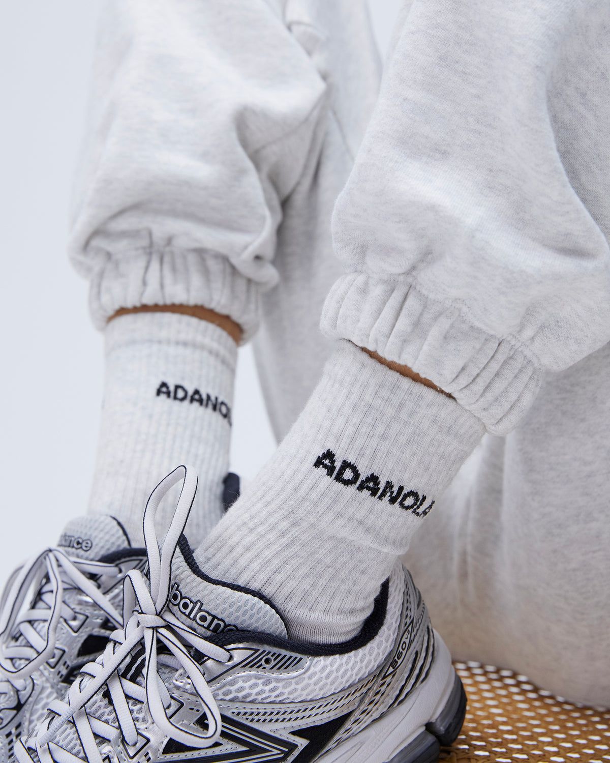 Light Grey Adanola Socks | YJTONB182