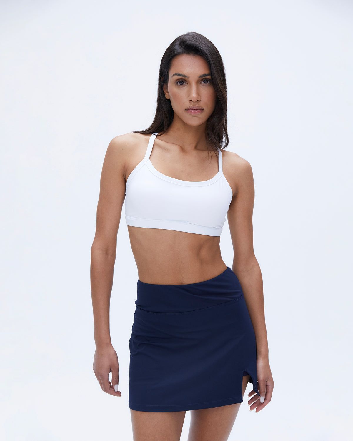 Navy Blue Adanola A-line Mini Skirt | SCZOVU846