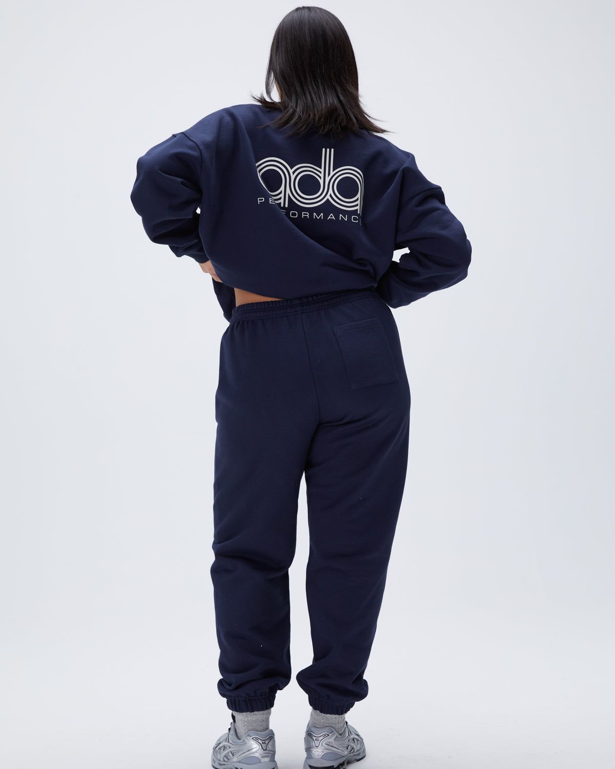 Navy Blue Adanola Performance Sweatpants | DPTVHR016