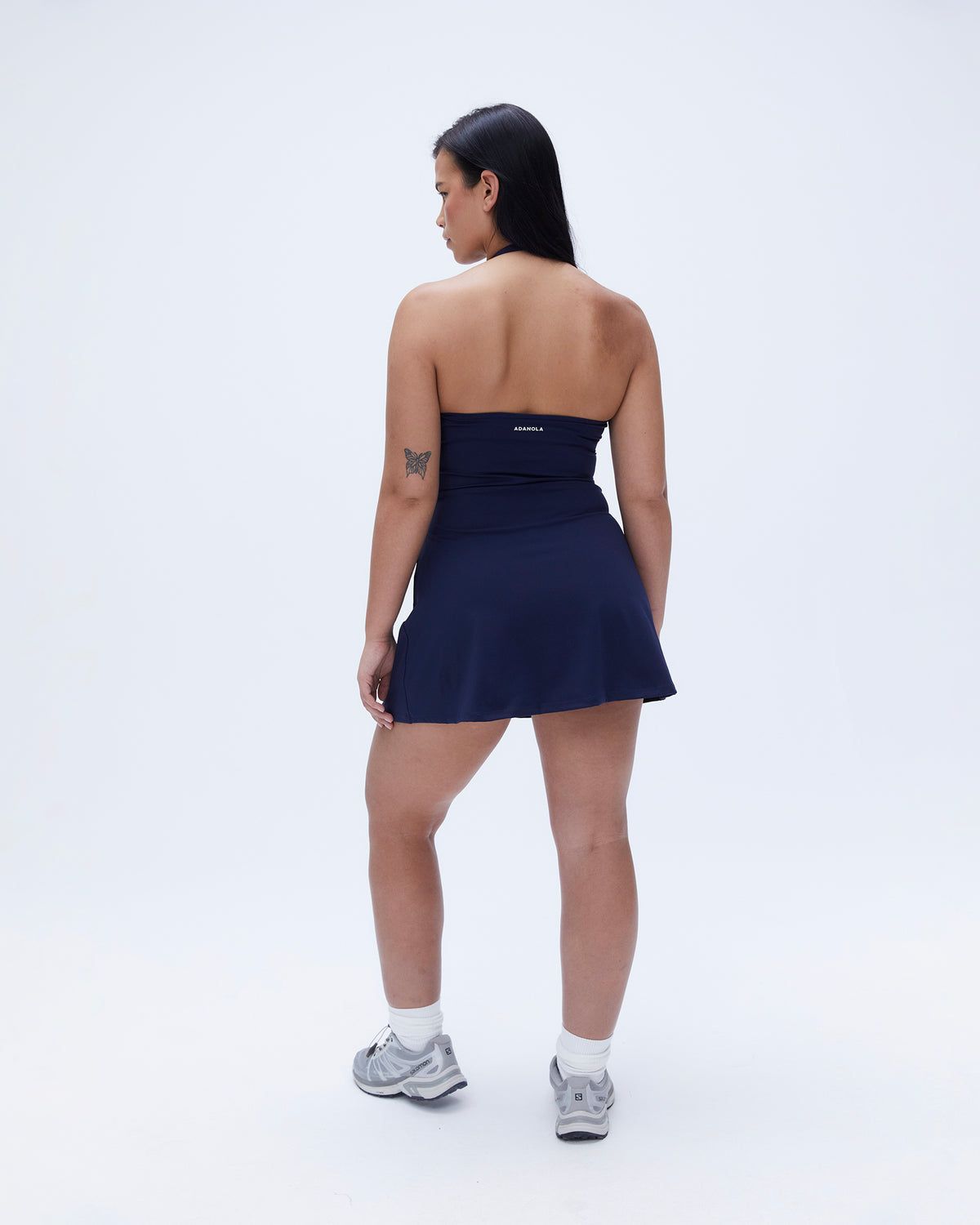 Navy Blue Adanola Ultimate Halter Neck Dress | BHNCYS731