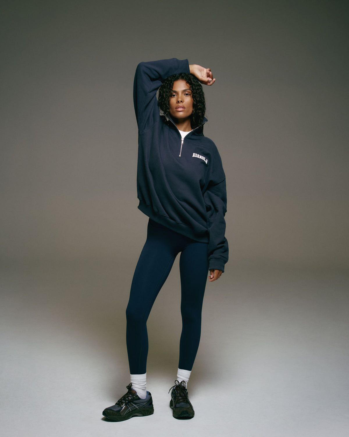 Navy Blue Adanola Ultimate Leggings | JRFTIW703