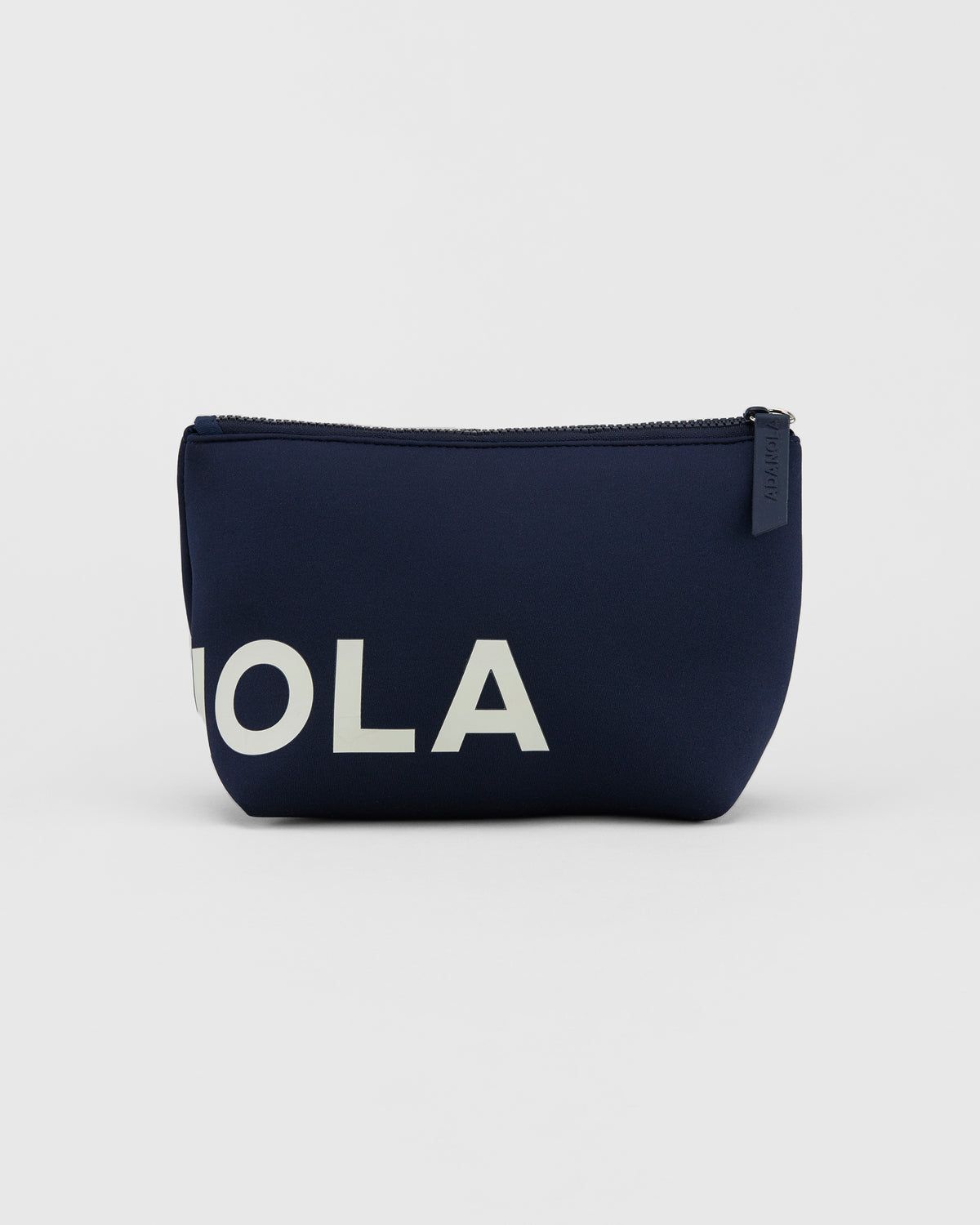 Navy Blue / White Adanola Travel Pouch | TZPDWN273