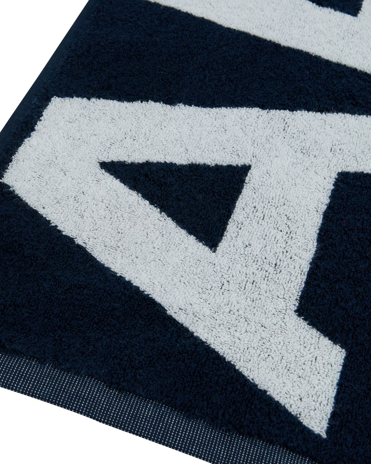 Navy / White Adanola Branded Towel | VDGMHX753