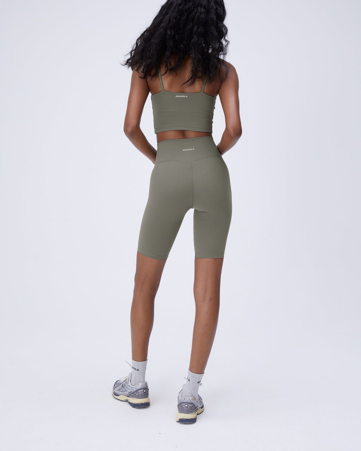 Olive Green Adanola Ultimate Bike Shorts | KSUBFN523