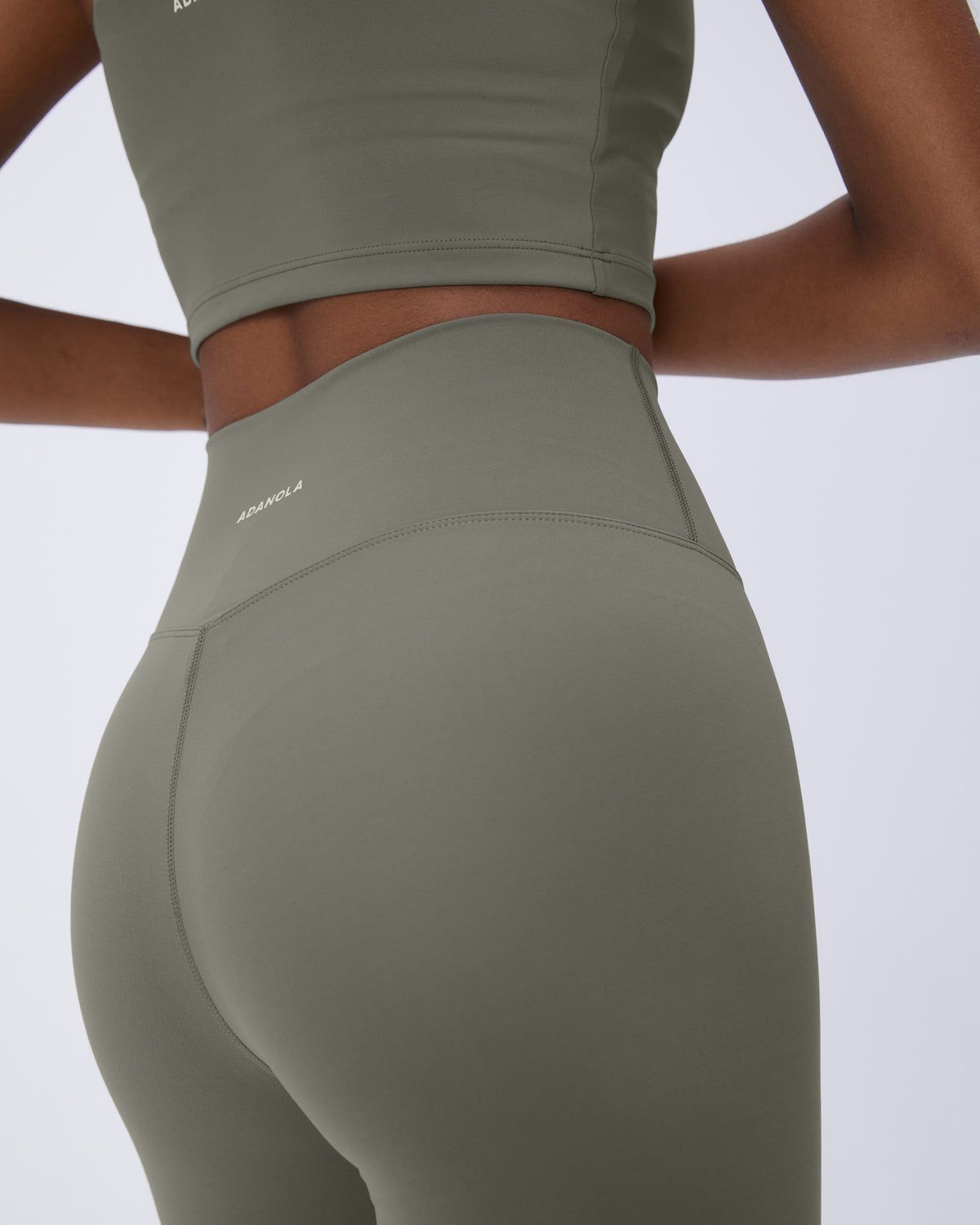 Olive Green Adanola Ultimate Bike Shorts | KSUBFN523