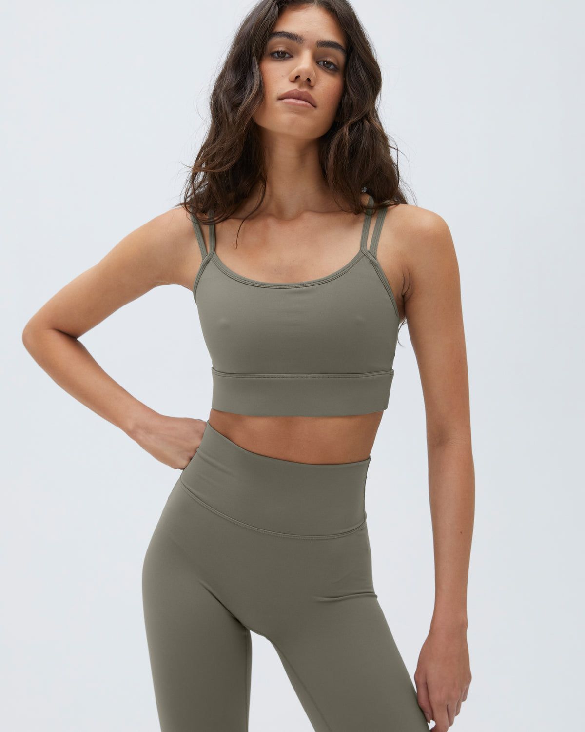 Olive Green Adanola Ultimate Leggings | OEMPRD380