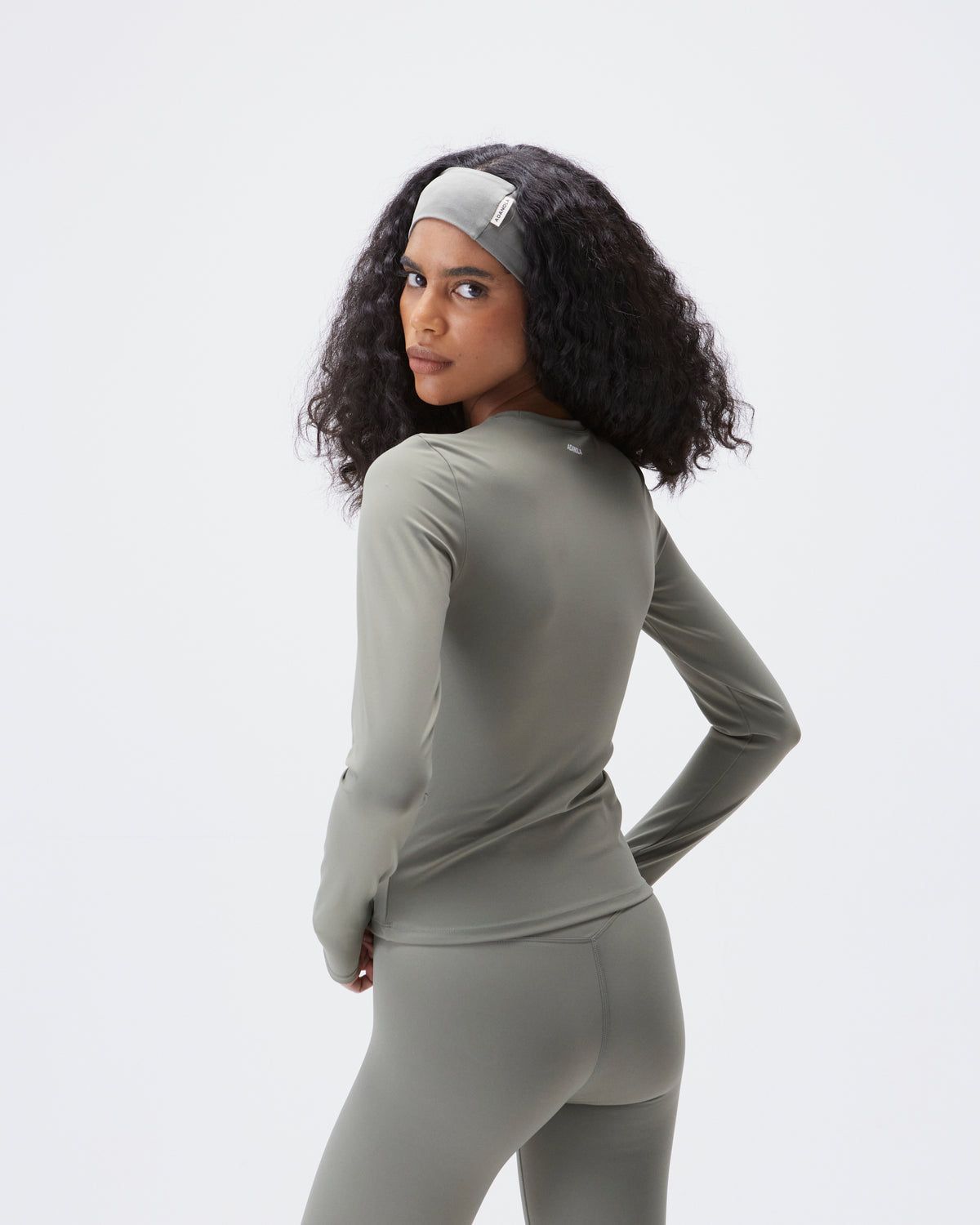 Olive Green Adanola Ultimate Long Sleeve Top | LDENYM470