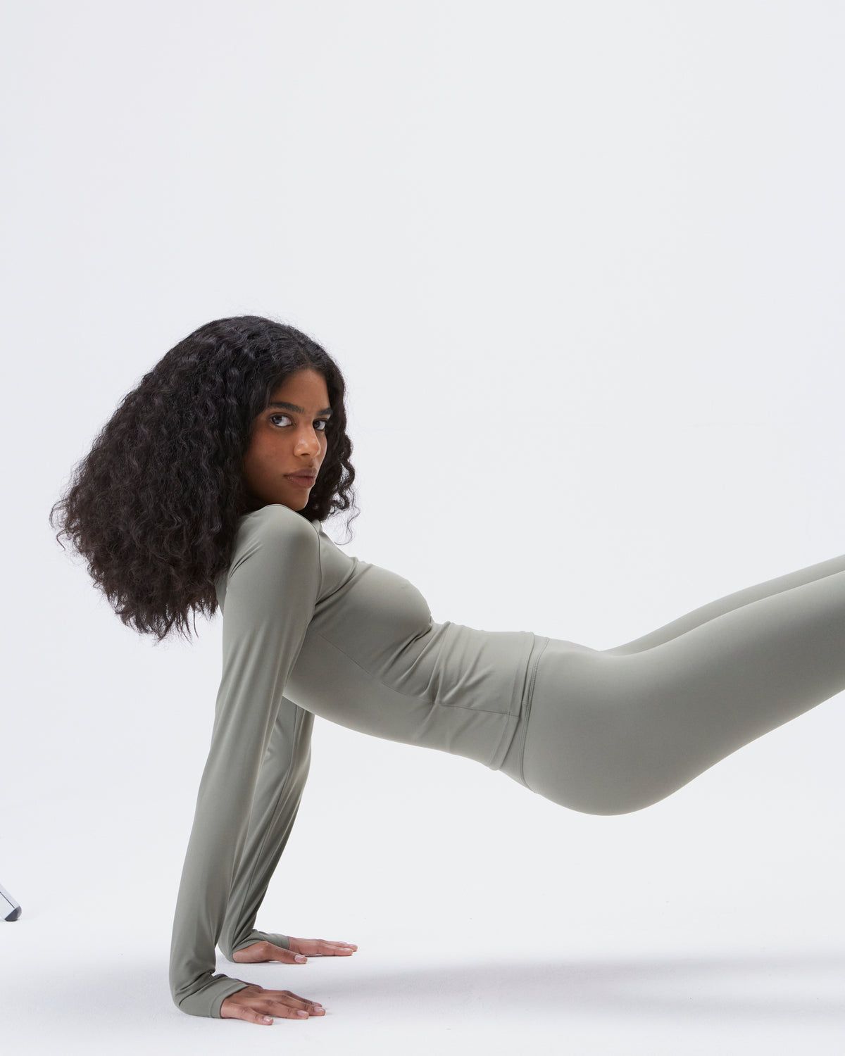 Olive Green Adanola Ultimate Long Sleeve Top | LDENYM470