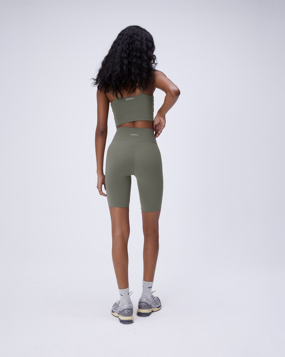 Olive Green Adanola Ultimate Tank Bra | NJUATK079