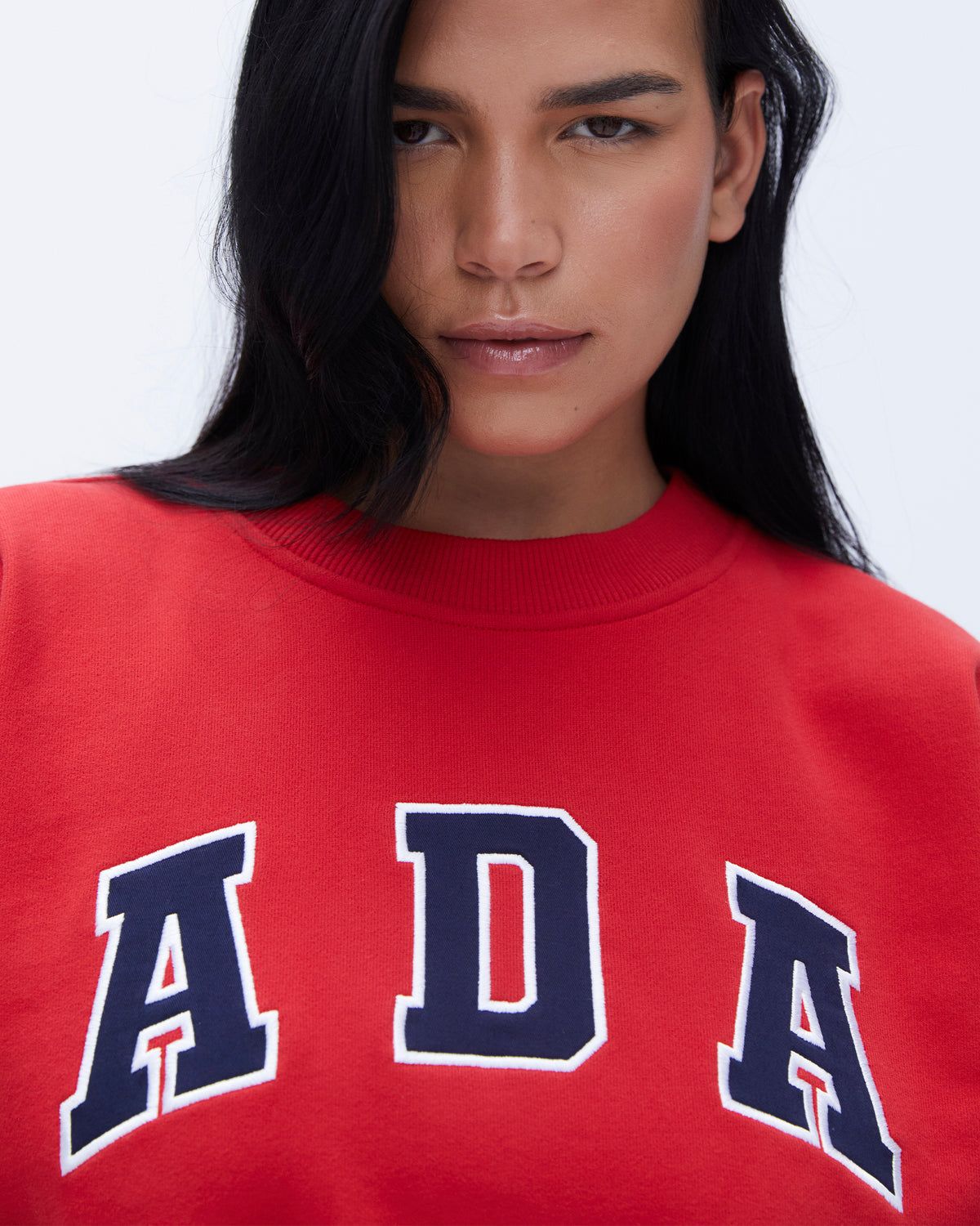 Red Adanola ADA Oversized Sweatshirt | DHTSKO275