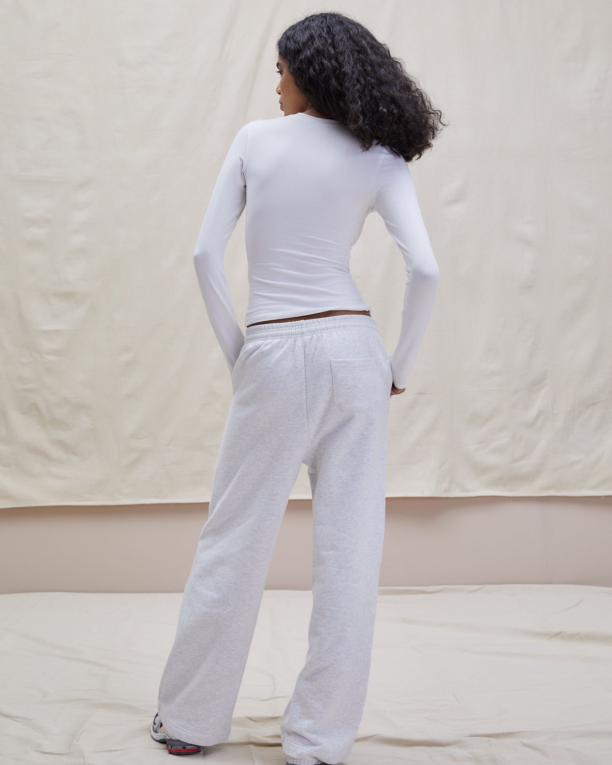 White Adanola Long Sleeve Top | PLWFTM961