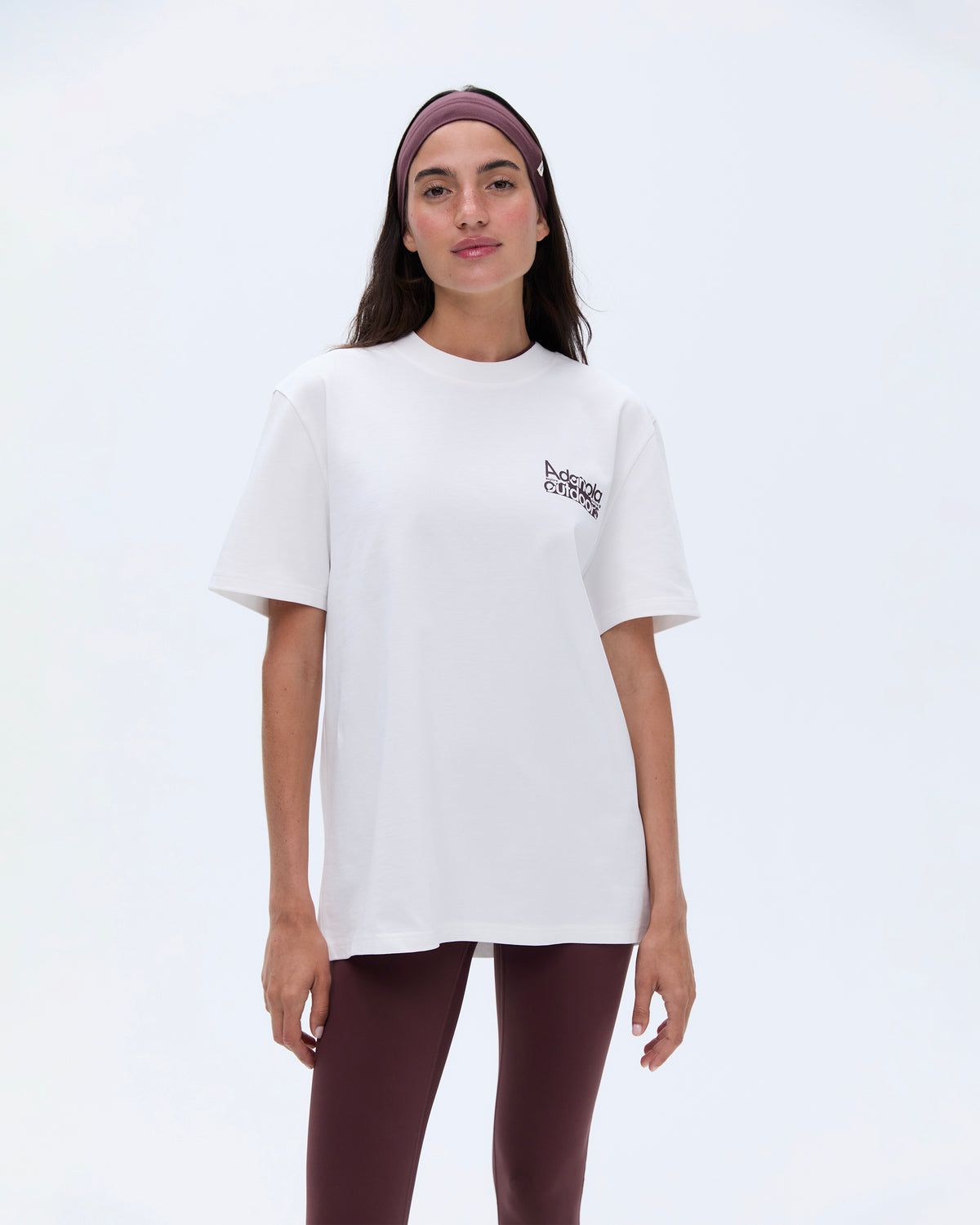 White Adanola Trail Short Sleeve Oversized T-shirt | OLYSWU489
