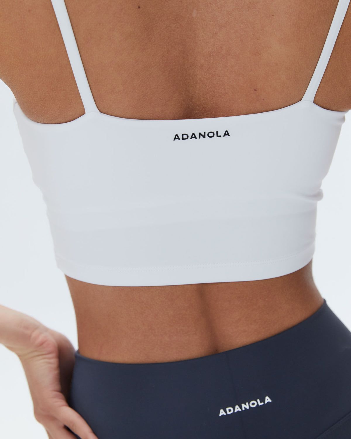 White Adanola Ultimate Tank Bra | UIGQJS781