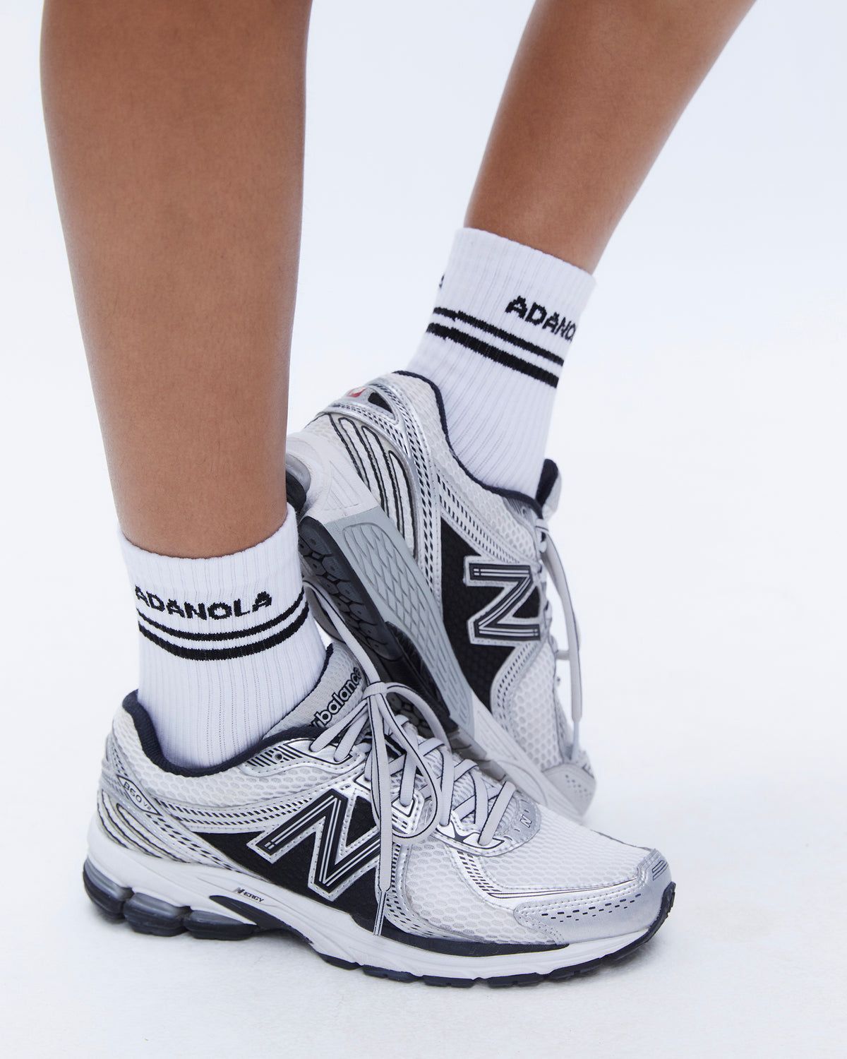 White / Black / White / Red / White / Navy Blue Adanola 3 Pack College Socks | ZLJVTX249