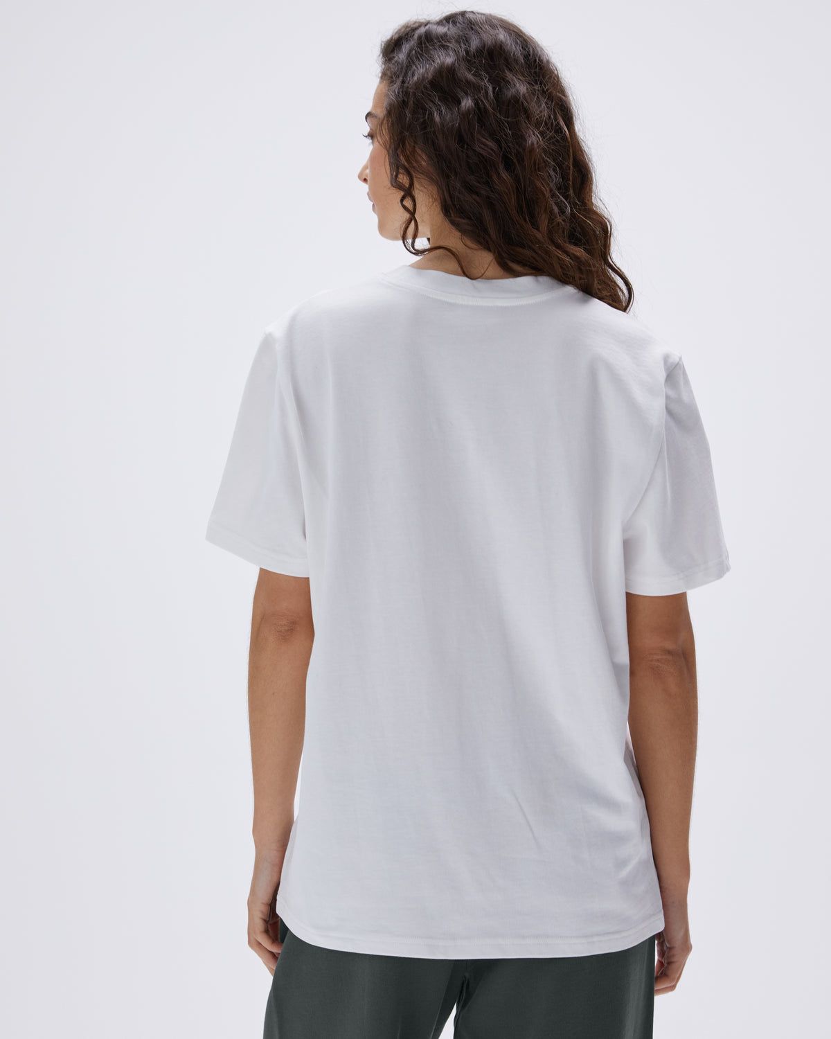 White / Green Adanola Varsity Oversized Short Sleeve T-shirt | XSROKB642